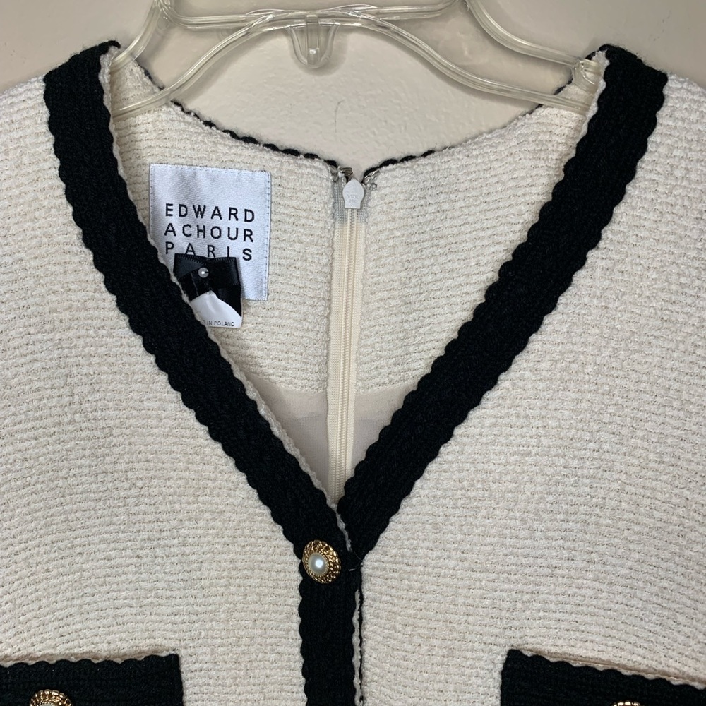 💥HP💥Edward Achour Paris boucle dress. Size 36 - Picture 5 of 13